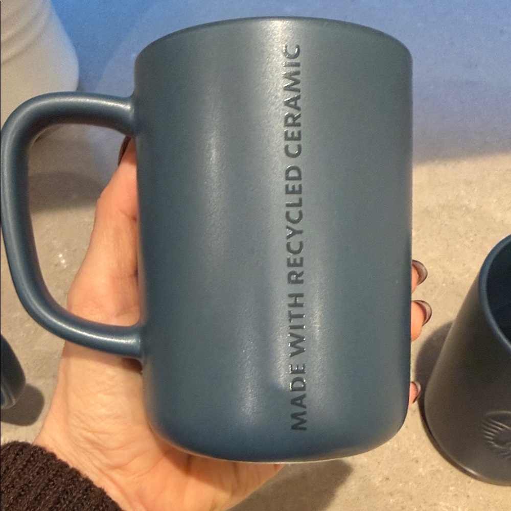 Starbucks Dark Blue Mug (set of 3) - Picture 6 of 11